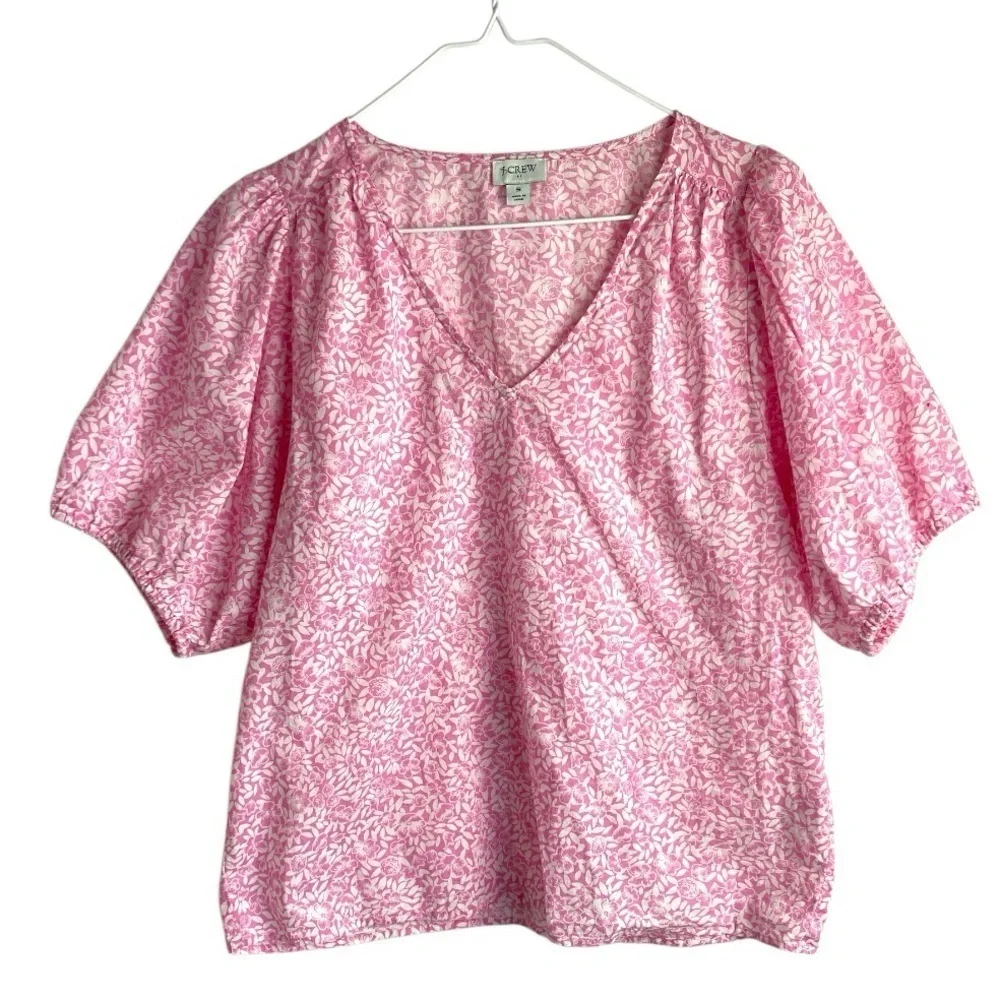J. Crew Factory Floral Blouse
